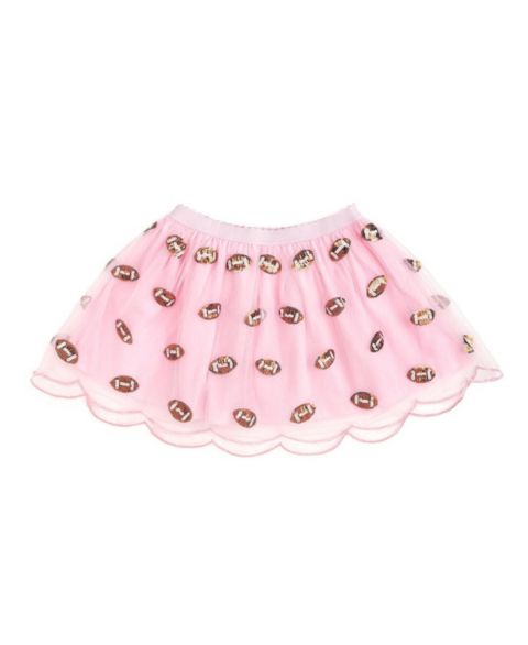 Юбка Sweet Wink Mini Sequin Footballs Tutu для девочек, цвет: Разноцветный