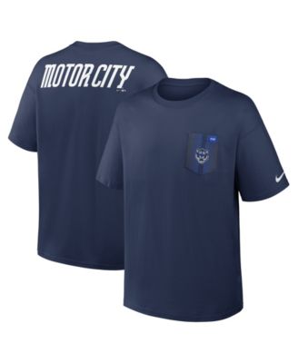 Men's Navy Detroit Tigers City Connect Max90 Pocket T-Shirt