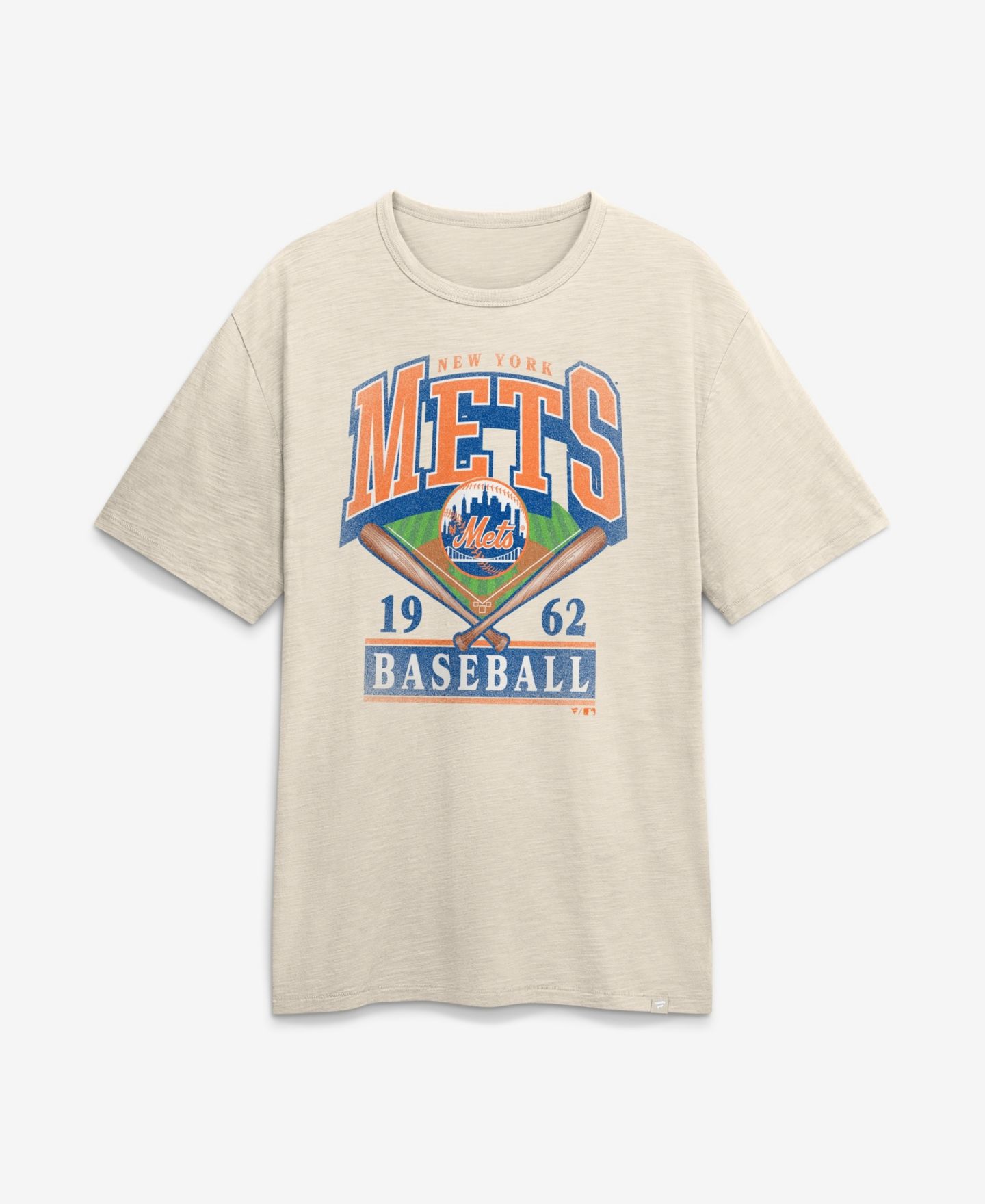 Мужская футболка Fanatics Tan New York Mets Stadium Slub — фото 2