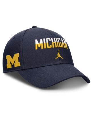 Men's and Women's Navy Michigan Wolverines 2026 On-Field Gameday Rise Adjustable Hat