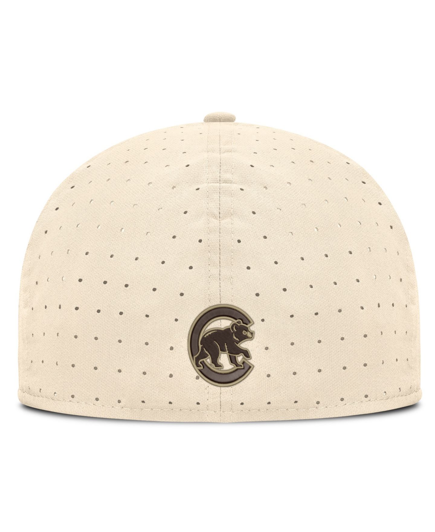 Мужская кепка Nike Natural Chicago Cubs True Dri-FIT AeroBill Fitted Hat — фото 4