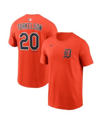 Men's Spencer Torkelson Orange Detroit Tigers Name & Number T-Shirt