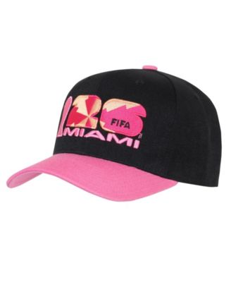 Men's Black/Pink FIFA World Cup 2026 Miami Host City Pro Snapback Hat