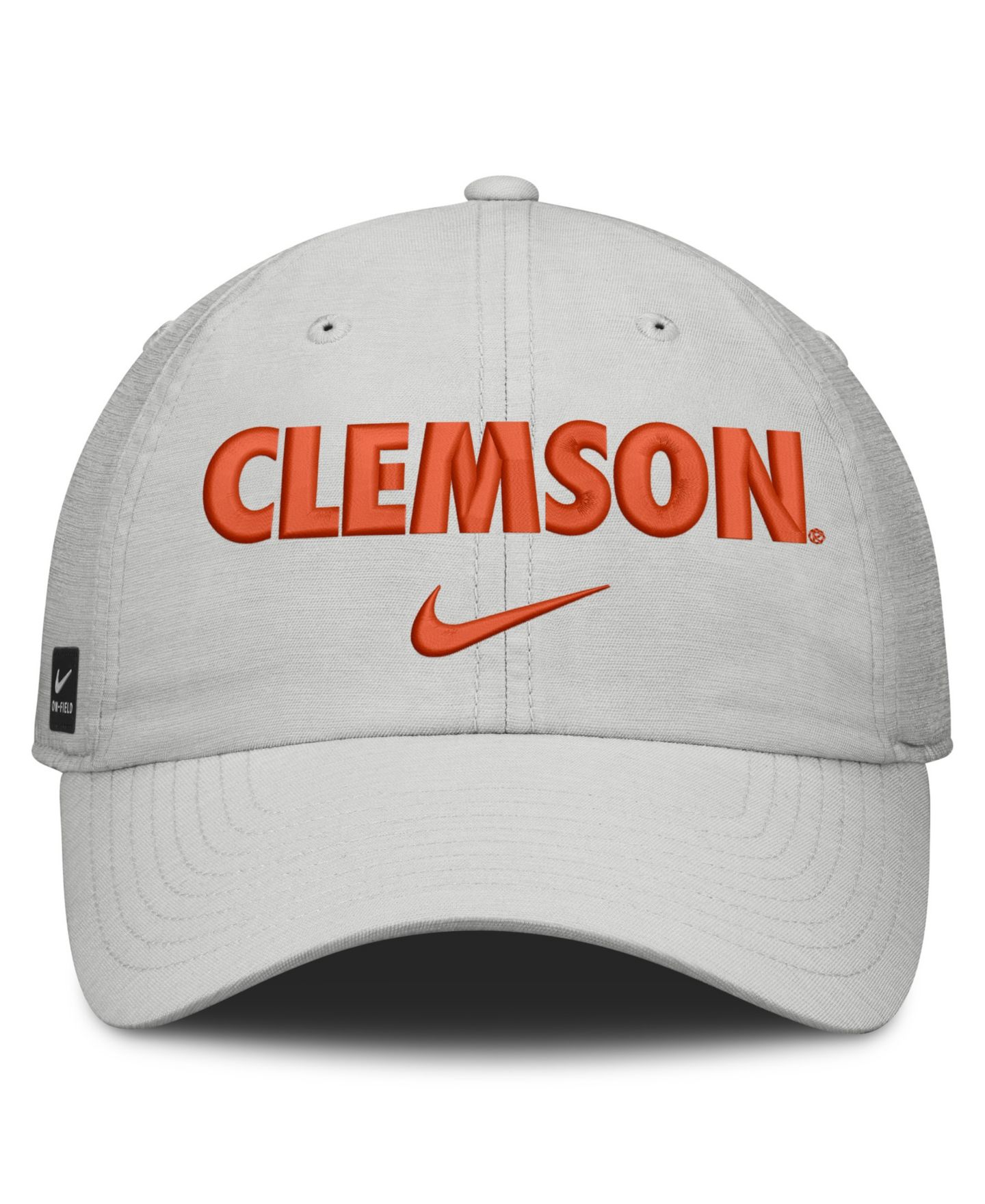 Кепка Nike Gray Clemson Tigers 2026 On-Field Gameday Club Adjustable Hat — фото 2