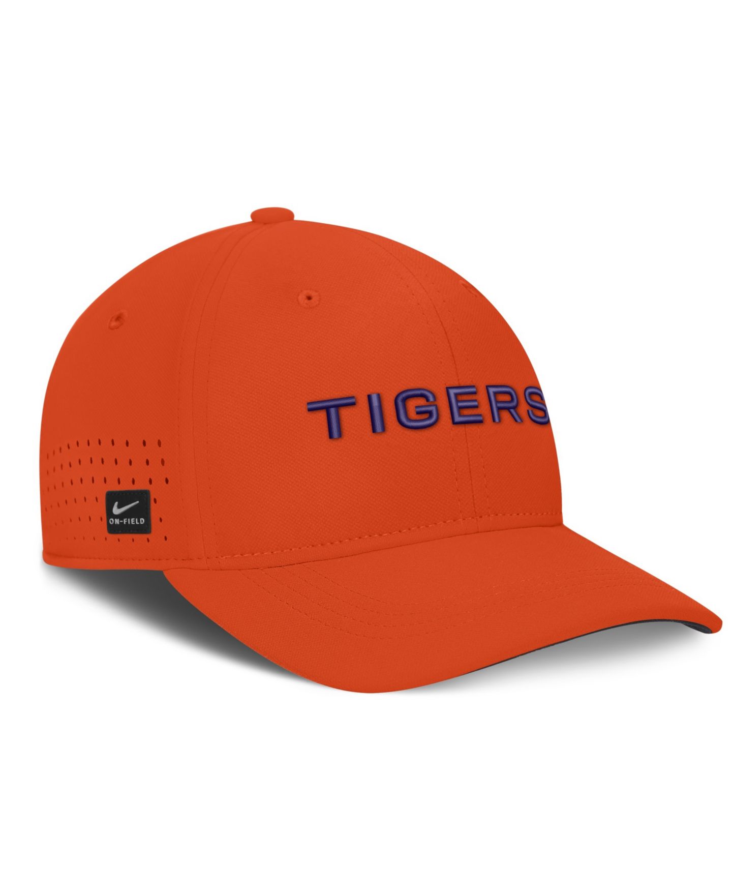 Мужской головной убор Nike Orange Clemson Tigers Gameday Aerobill Swooshflex Dri-FIT Hat — фото 3