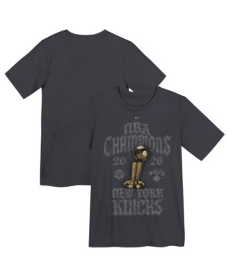 Preschool Anthracite New York Knicks 2026 NBA Finals Champions Limited Edition Locker Room T-Shirt
