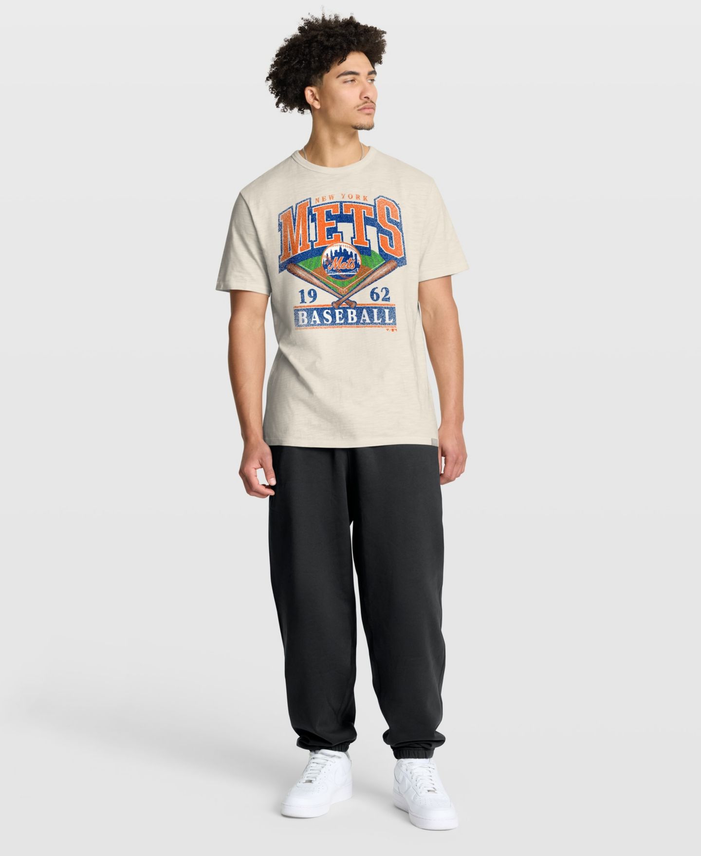 Мужская футболка Fanatics Tan New York Mets Stadium Slub — фото 5
