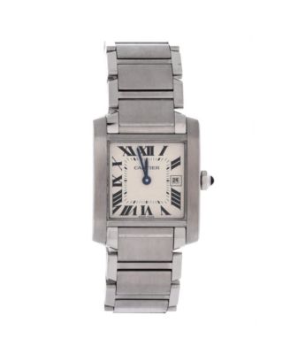 Tank Francaise Quartz Watch in Stainless Steel 25mm