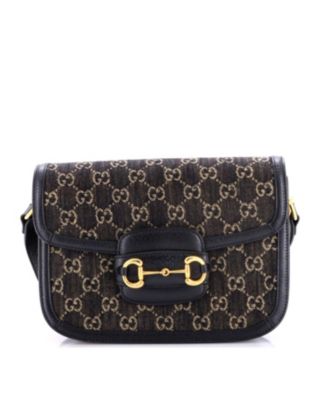 Small Horsebit 1955 Shoulder Bag GG Denim