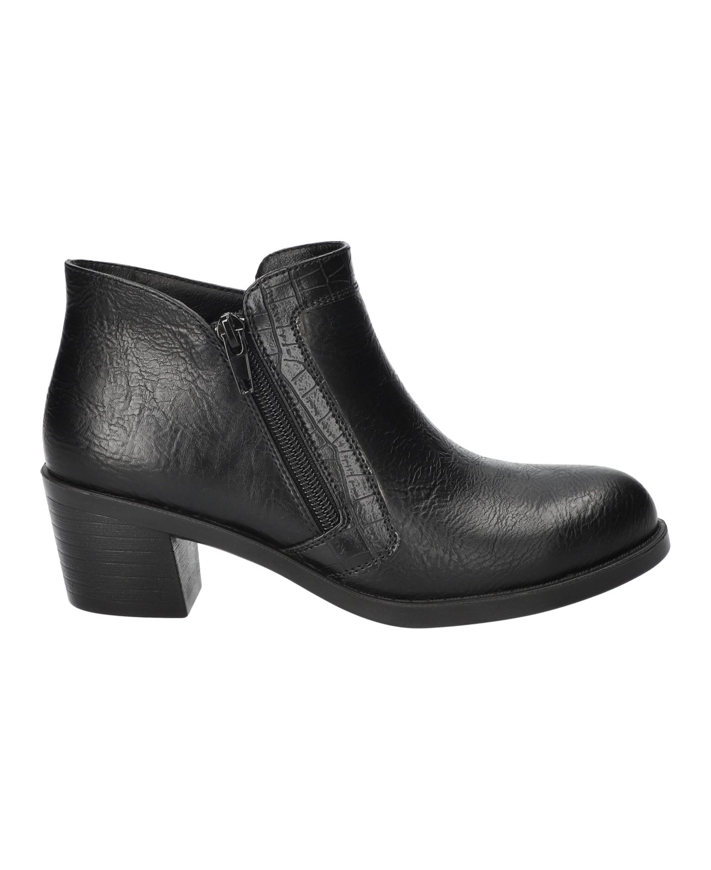 Женские ботинки Easy Street Bradley Block Heel Ankle Booties, цвет: Чёрный — фото 2
