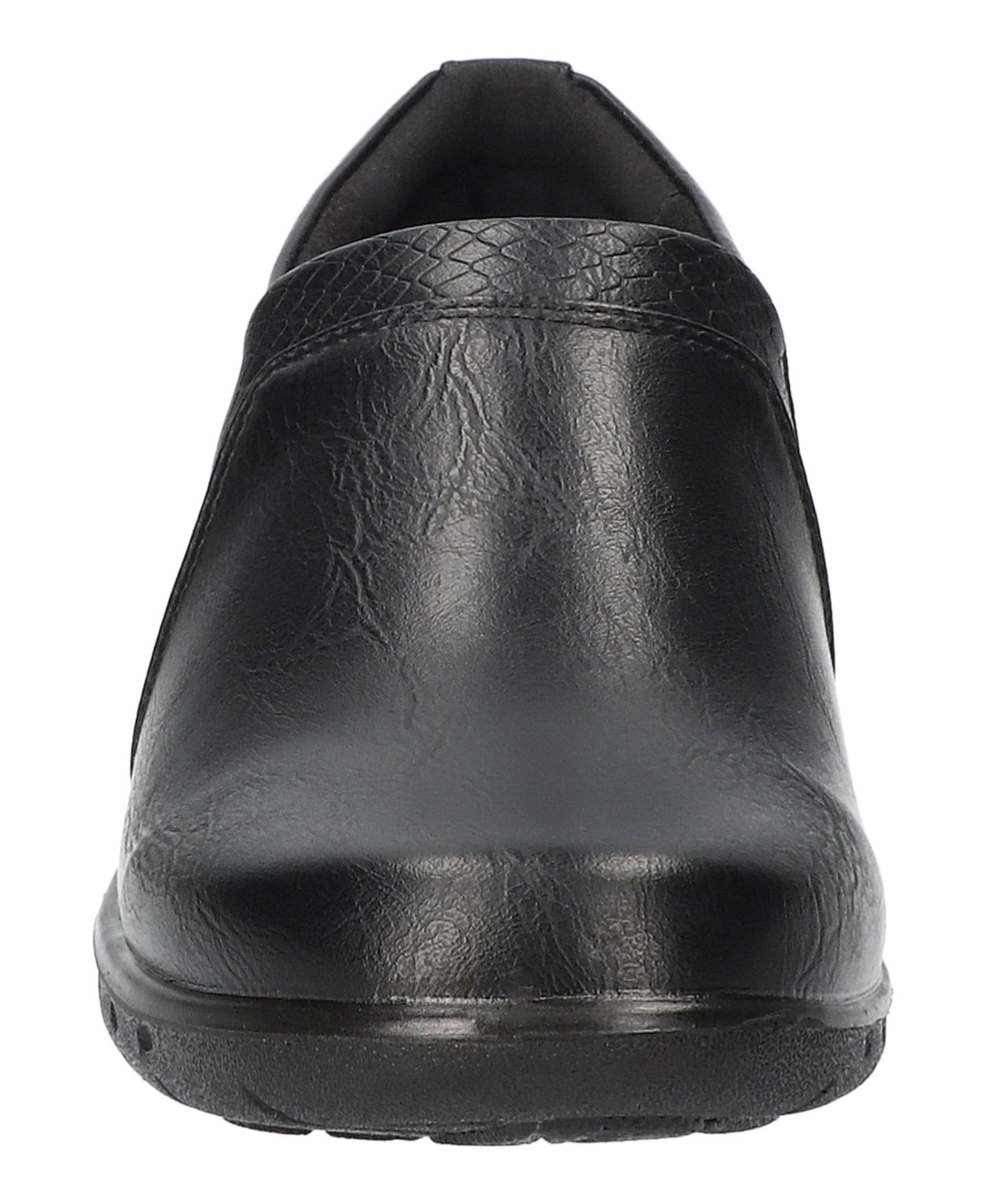 Женские балетки Easy Street Moira Slip-On Flats, цвет: Чёрный змеиный — фото 6
