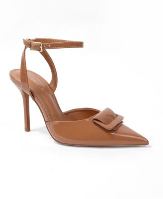 Women's Cindee Patent Buckle Stiletto Pumps