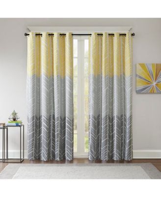 Printed Total Blackout Curtain Panel