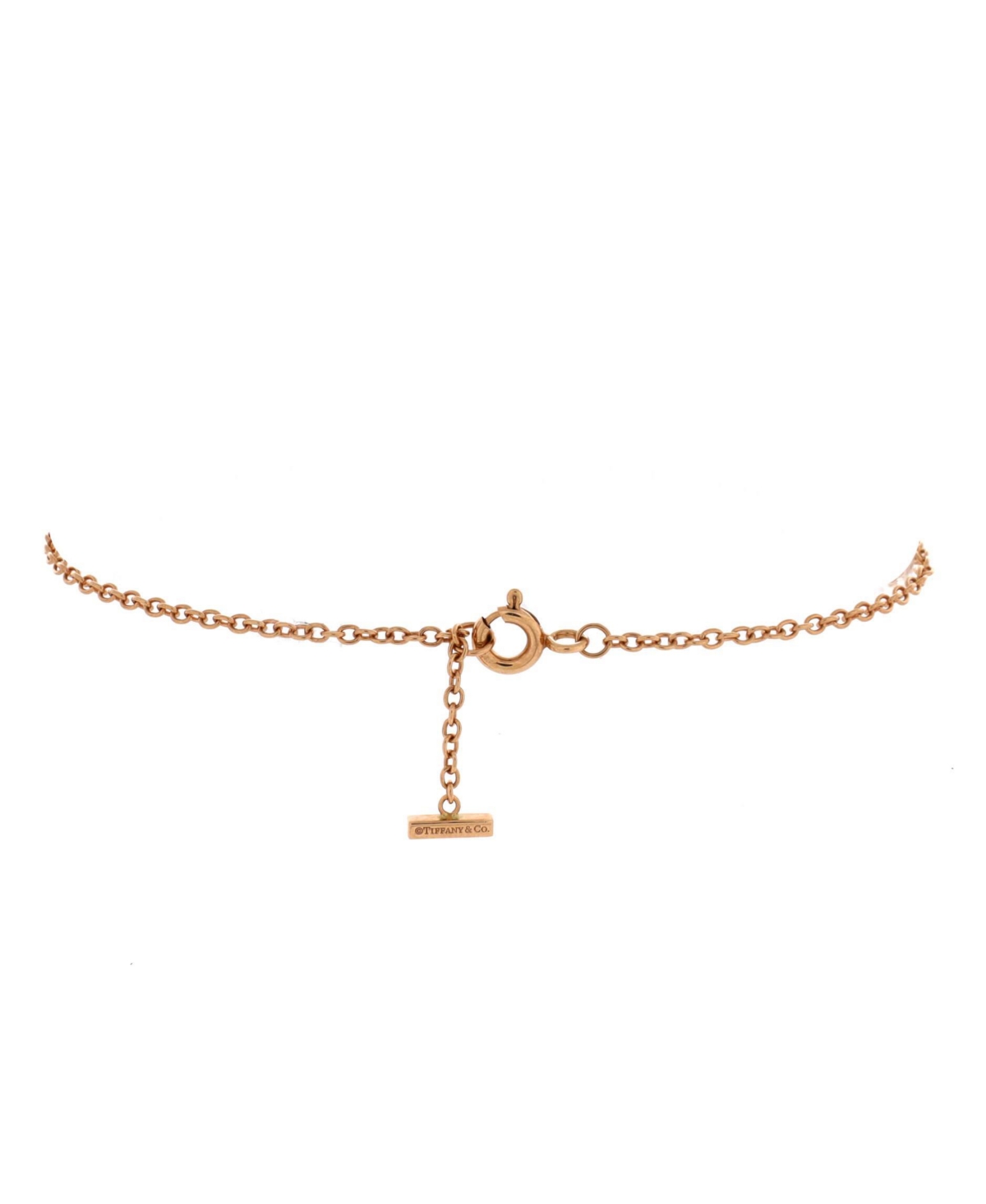 Pre-Owned Tiffany & Co T Smile Chain Bracelet