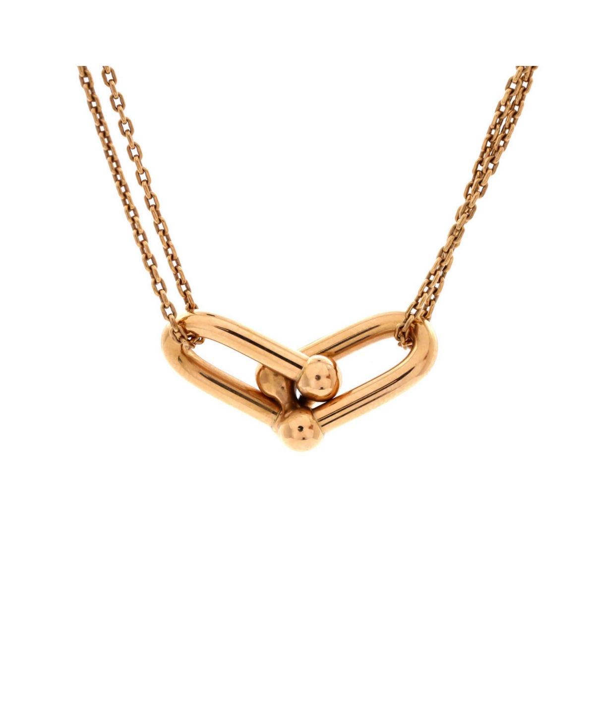 Pre-Owned Tiffany & Co HardWear Double Link Pendant Necklace