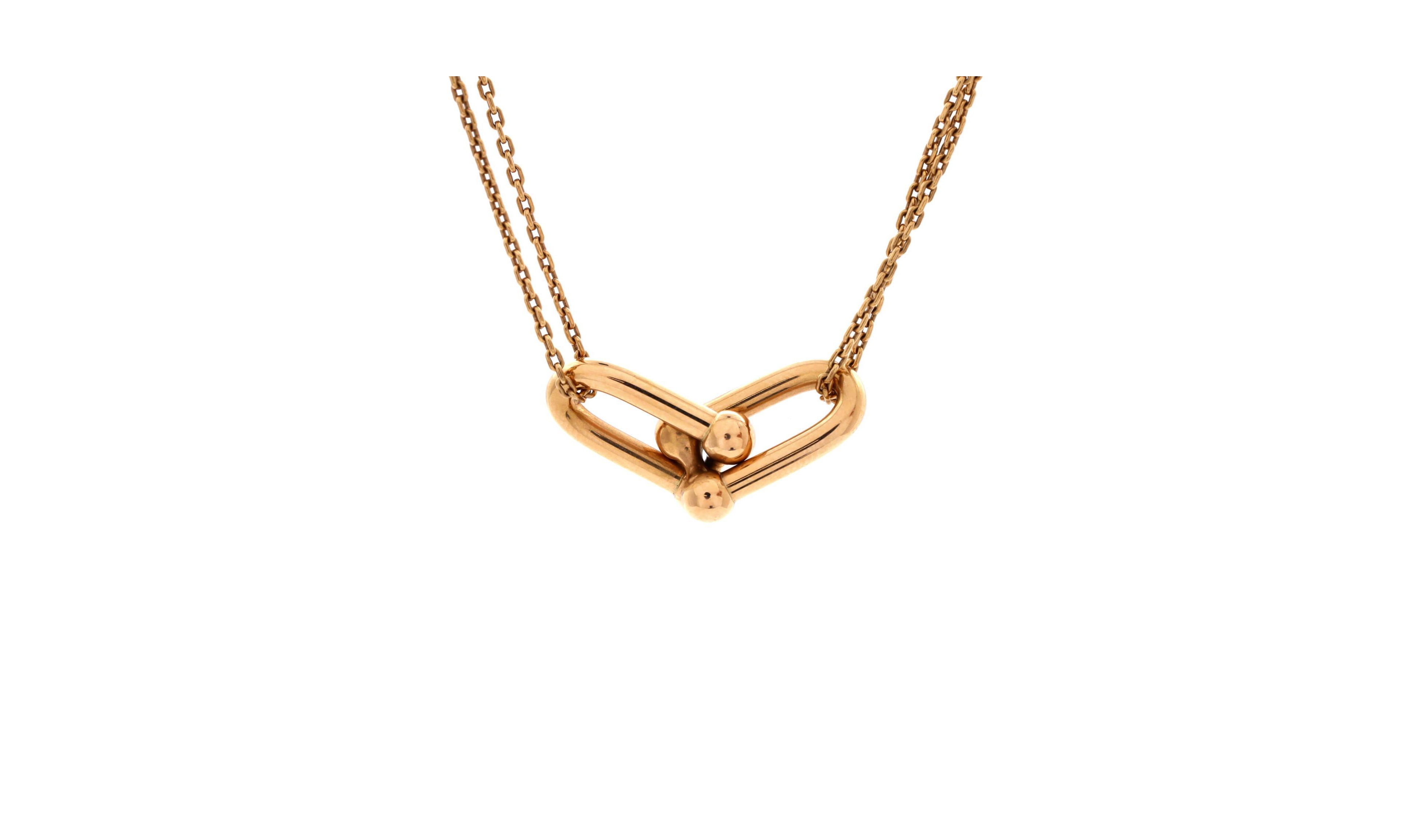 Pre-Owned Tiffany & Co HardWear Double Link Pendant Necklace