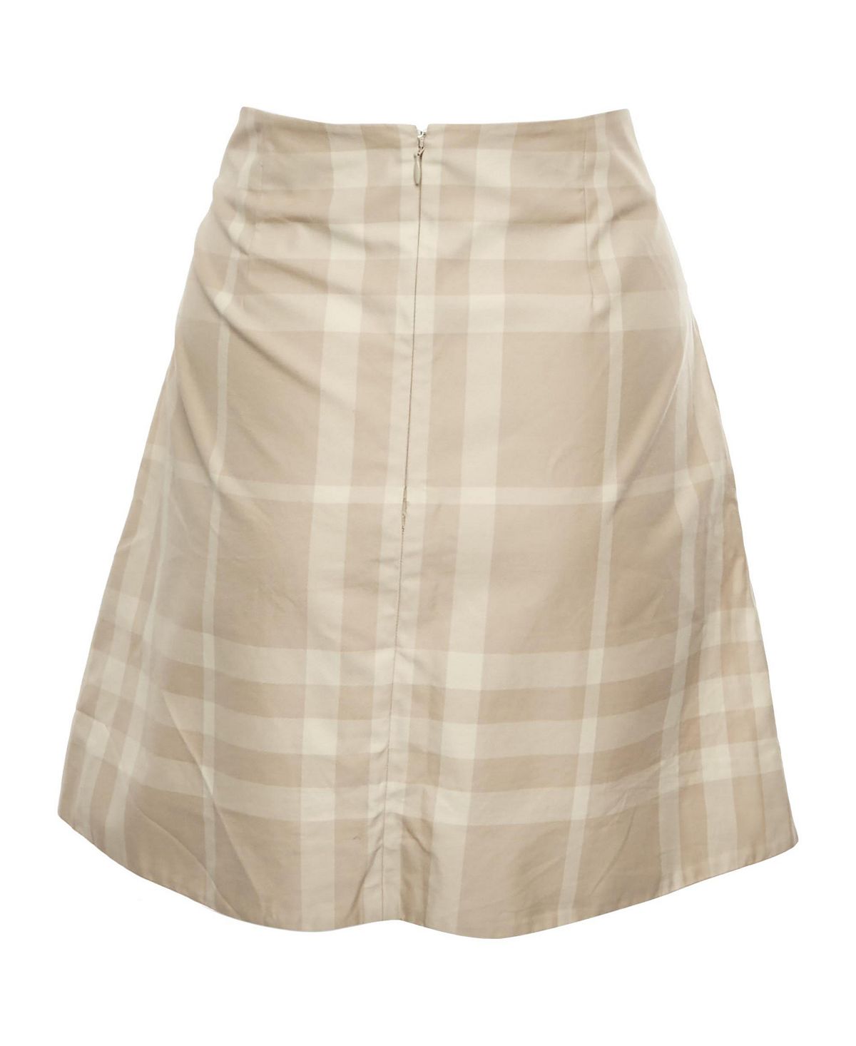 Pre-Owned Burberry Women's Check Gabardine Mini Skirt view 2 — MAYCSS fashion products