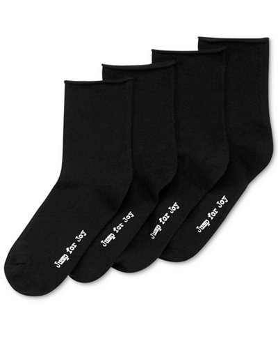Hue Women's 4-Pk. Roll Top Shortie Socks