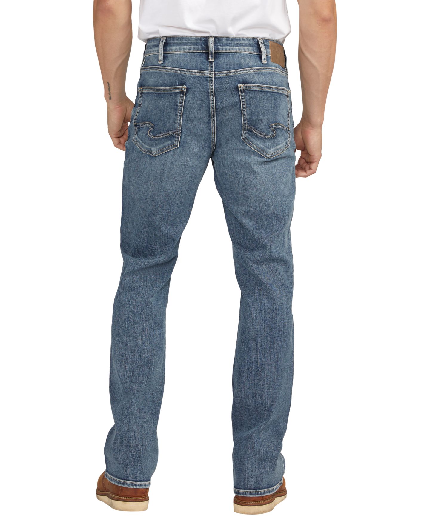 Мужские джинсы Silver Jeans Co. Craig Classic-Fit Bootcut, цвет: Индиго — фото 3