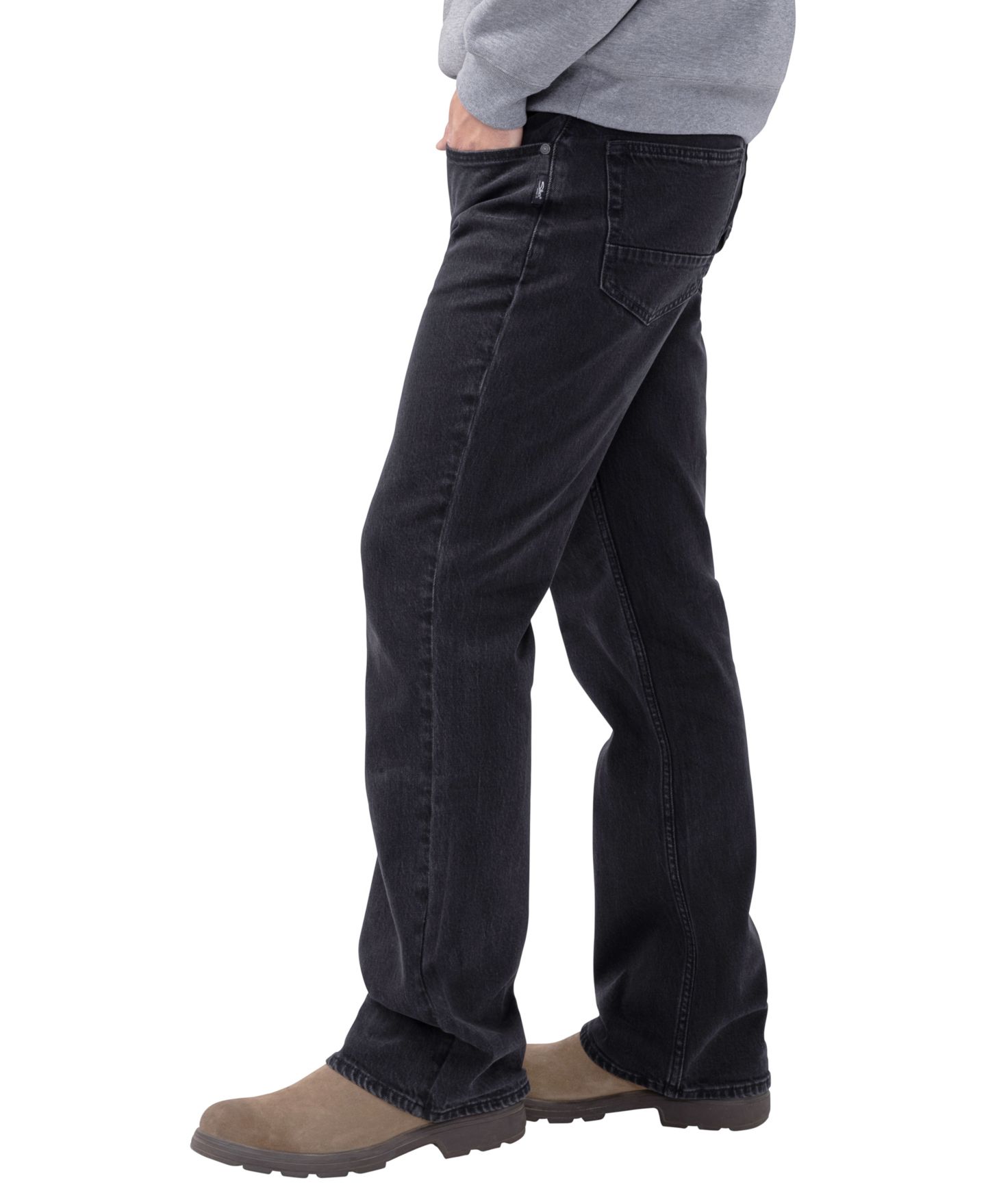 Мужские джинсы Silver Jeans Co. Craig Bootcut, цвет: Чёрный — фото 3