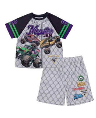 Little Boys 5-12 Athletic 2-Piece Baseball Jersey and Shorts Set