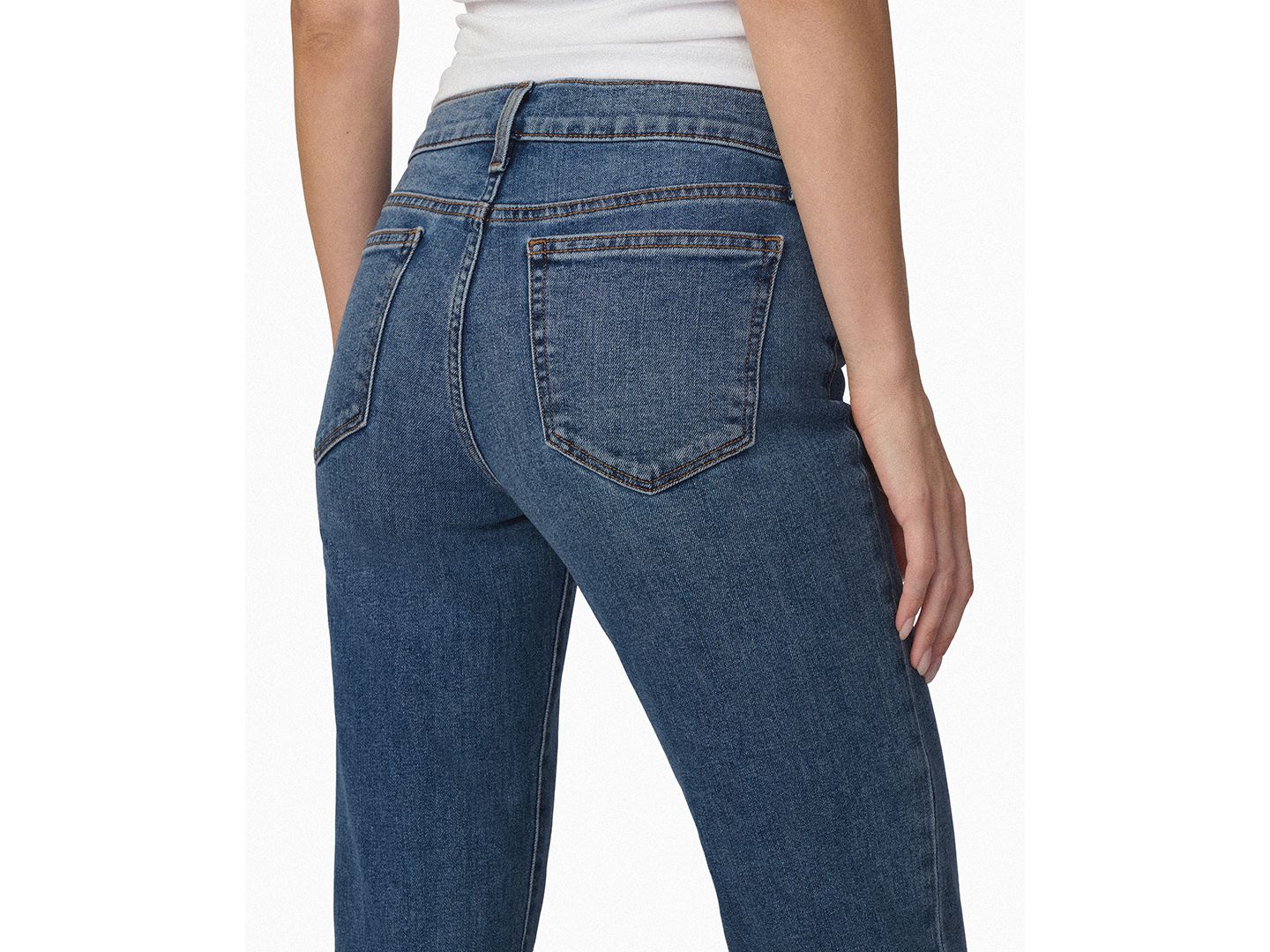 Женские джинсы Joe's Jeans The Romy Mid-Rise Straight, цвет: Amalfi — фото 6