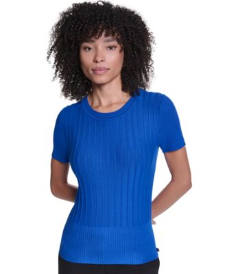 Women's Crewneck Short-Sleeve Sweater
