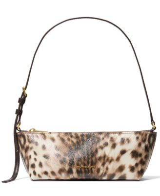 MICHAEL Leather Small Pouchette Shoulder Handbag