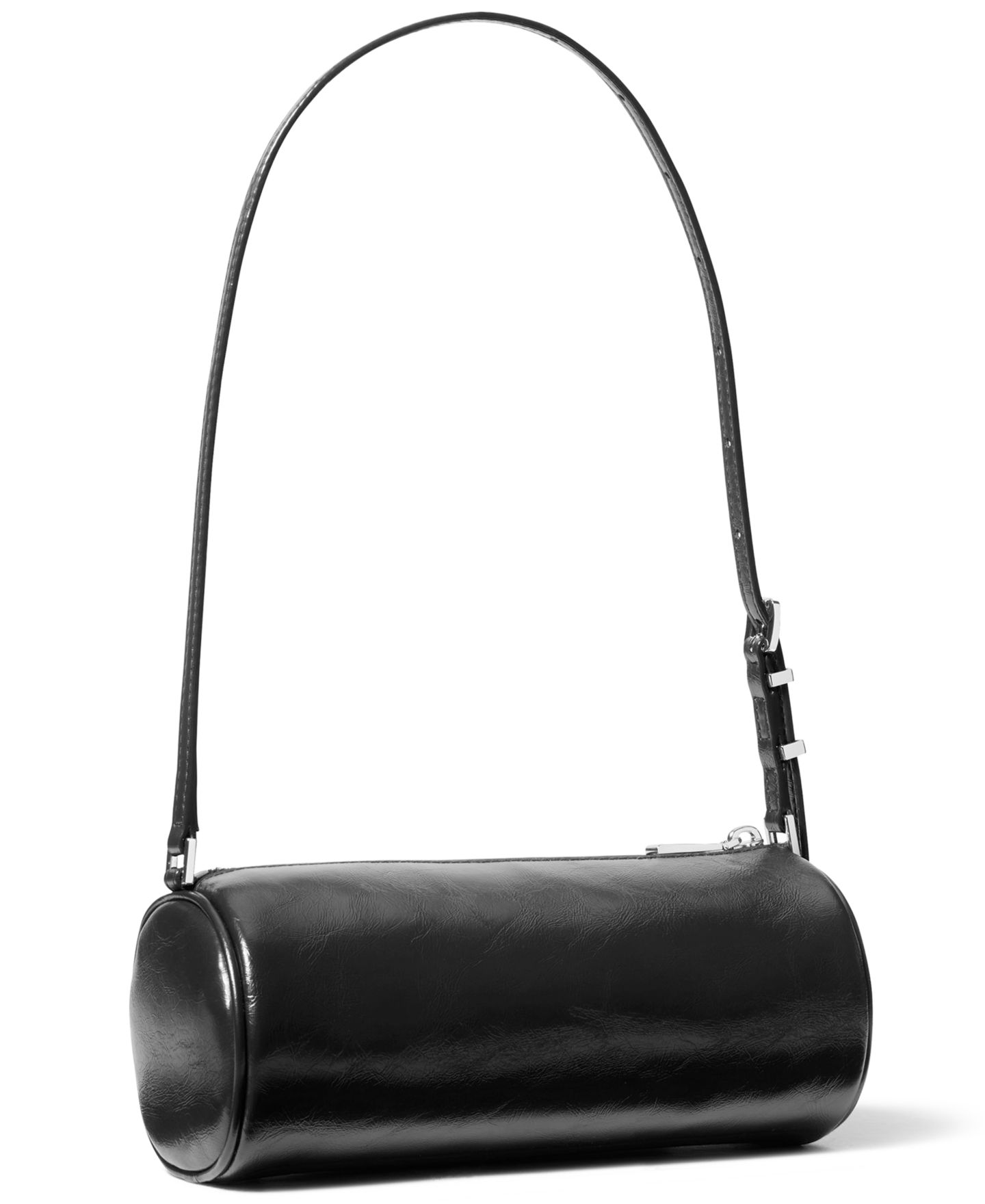Женская маленькая сумка-бочонок Michael Kors Izzy, цвет: Чёрный — фото 3