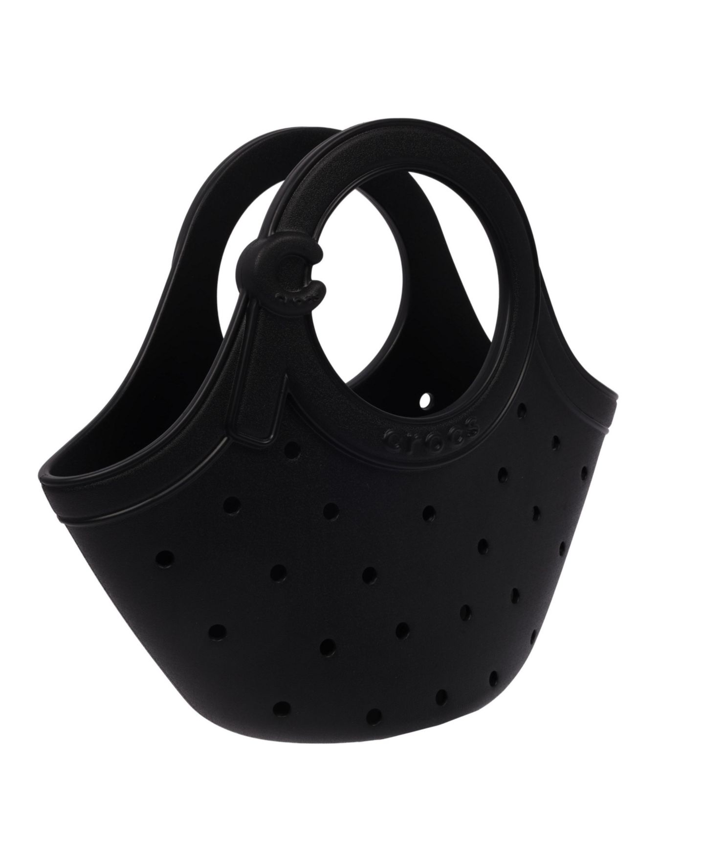 Женская сумка Crocs Medium EVA with Round Handle and Soft Touch Buckle, цвет: Чёрный — фото 2