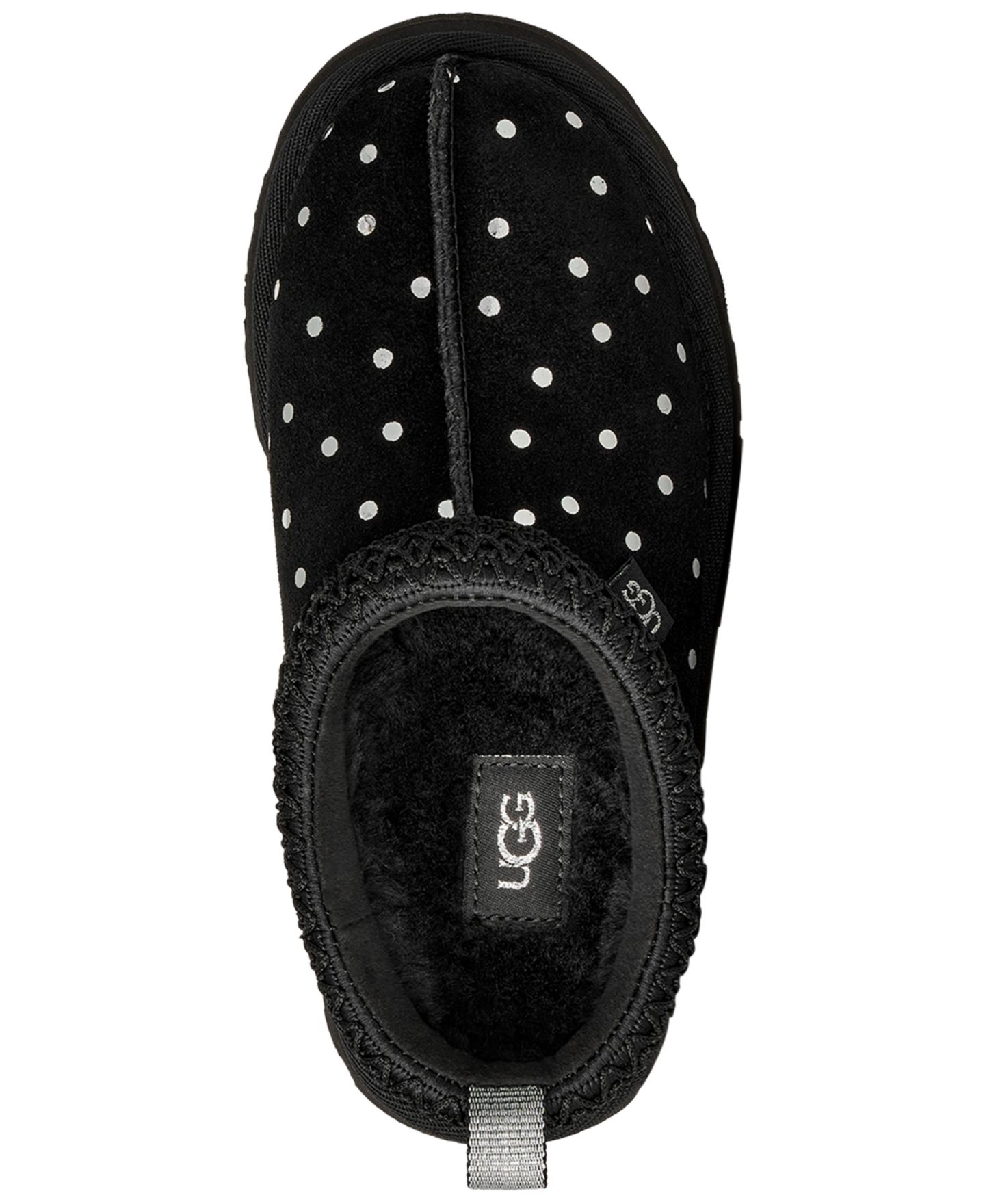 UGG® Детские домашние тапочки UGG Tazz Shiny Dots без застёжки, цвет: Чёрный — фото 3