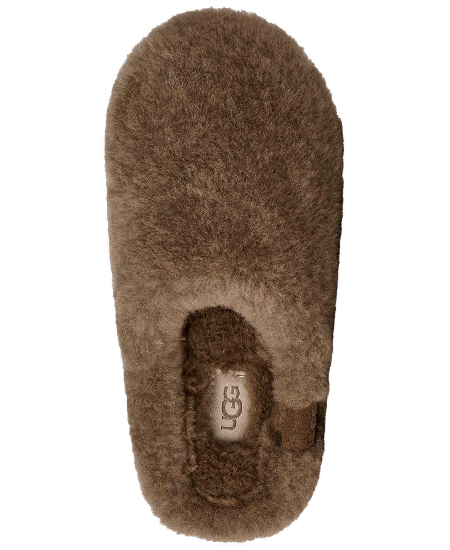 UGG® Детские домашние тапочки UGG Classic Fluffed без застёжки, цвет: Светлый бронзовый — фото 3