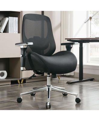 Big and Tall Ergonomic Office Chair with 4D Armrests and Lumbar Support
