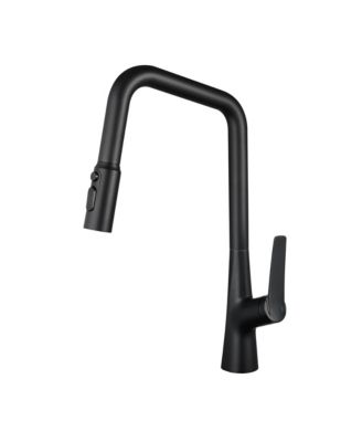 Matte Professional Kitchen Faucet with 3 Function 360 Degree Sprayer One Touch Switch FastConnect System