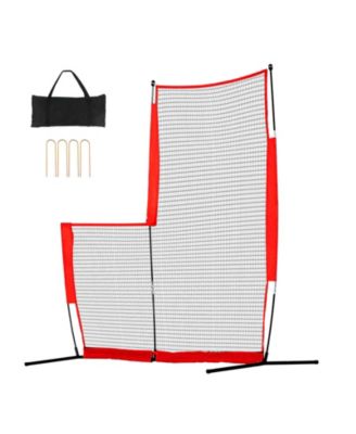 L Screen Baseball Pitching Net for Batting Cage Softball Screen
