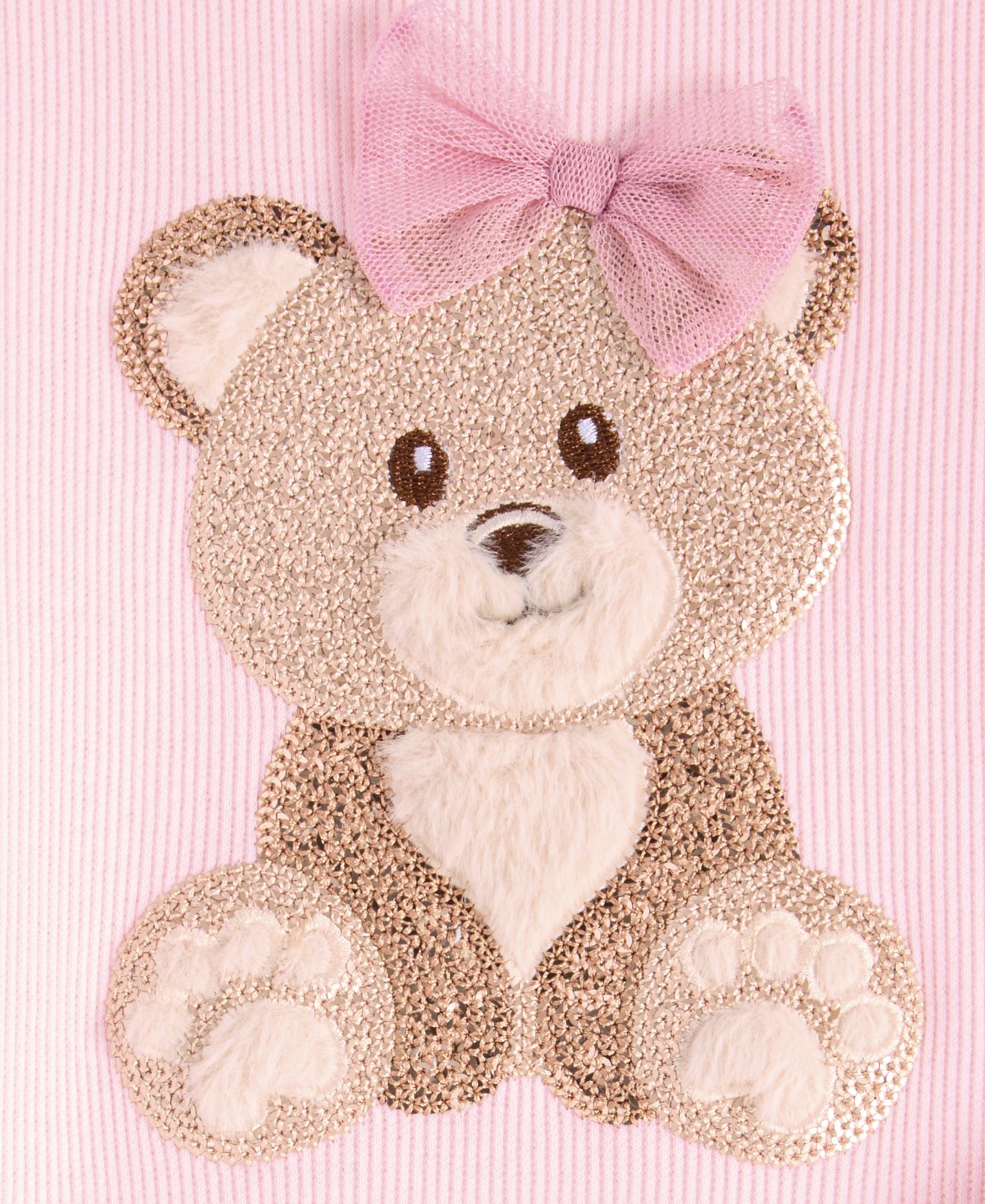 Epic Threads Toddler Girls' 12M-5T Teddy Bear Top and Tutu, 2-Piece Set, цвет: Lt/Paspink — фото 2
