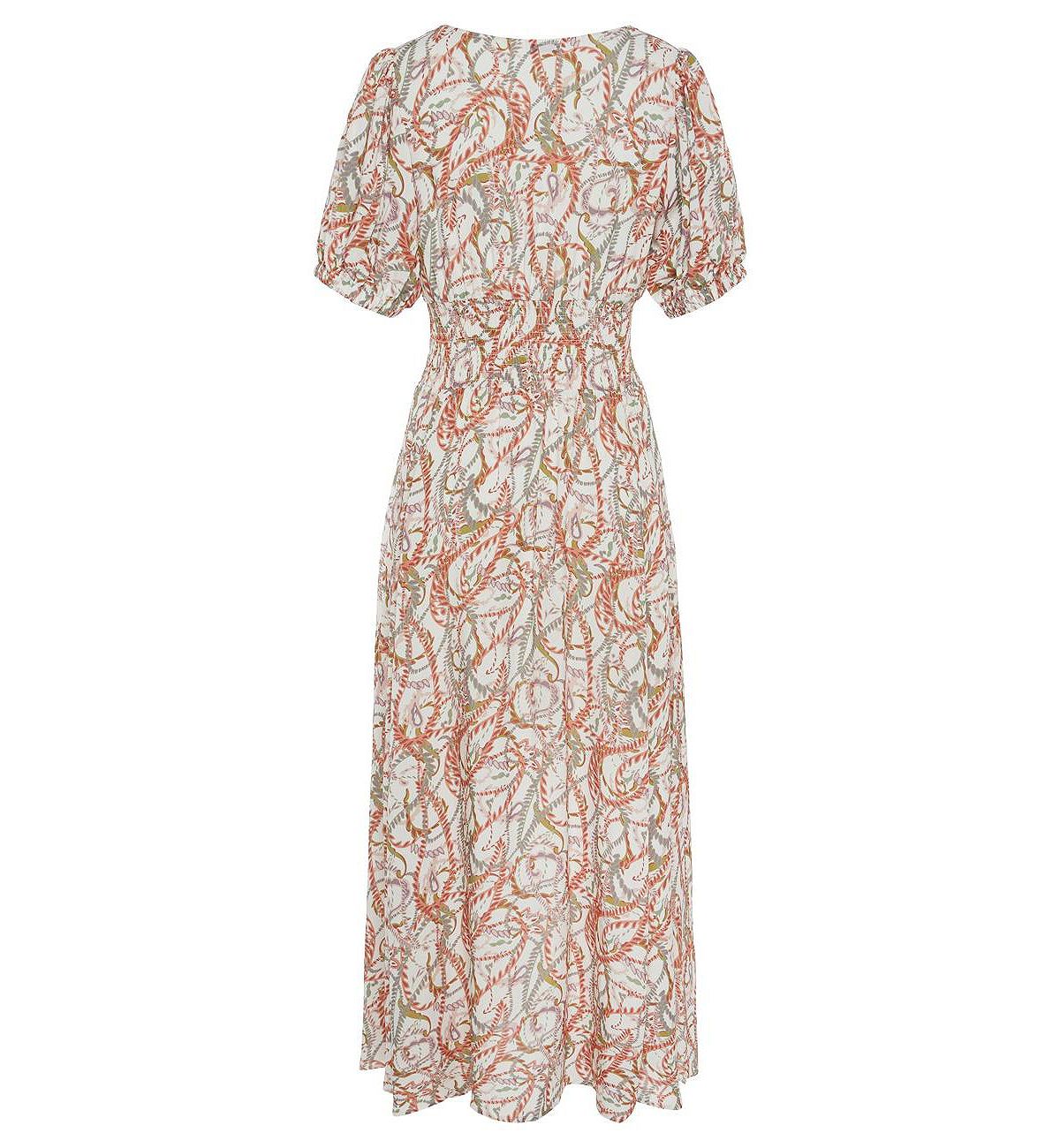 LASCANA Women's Printed Puff Sleeve Maxi Dress view 6 — MAYCSS fashion products