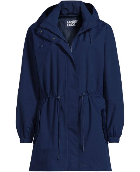 Женские куртки Lands' End Plus Size Packable Rain Parka