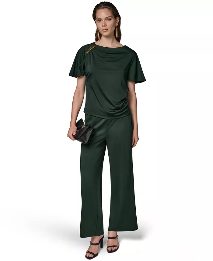 Women's Ruched Side Short-Sleeve Top - thumbnail 3
