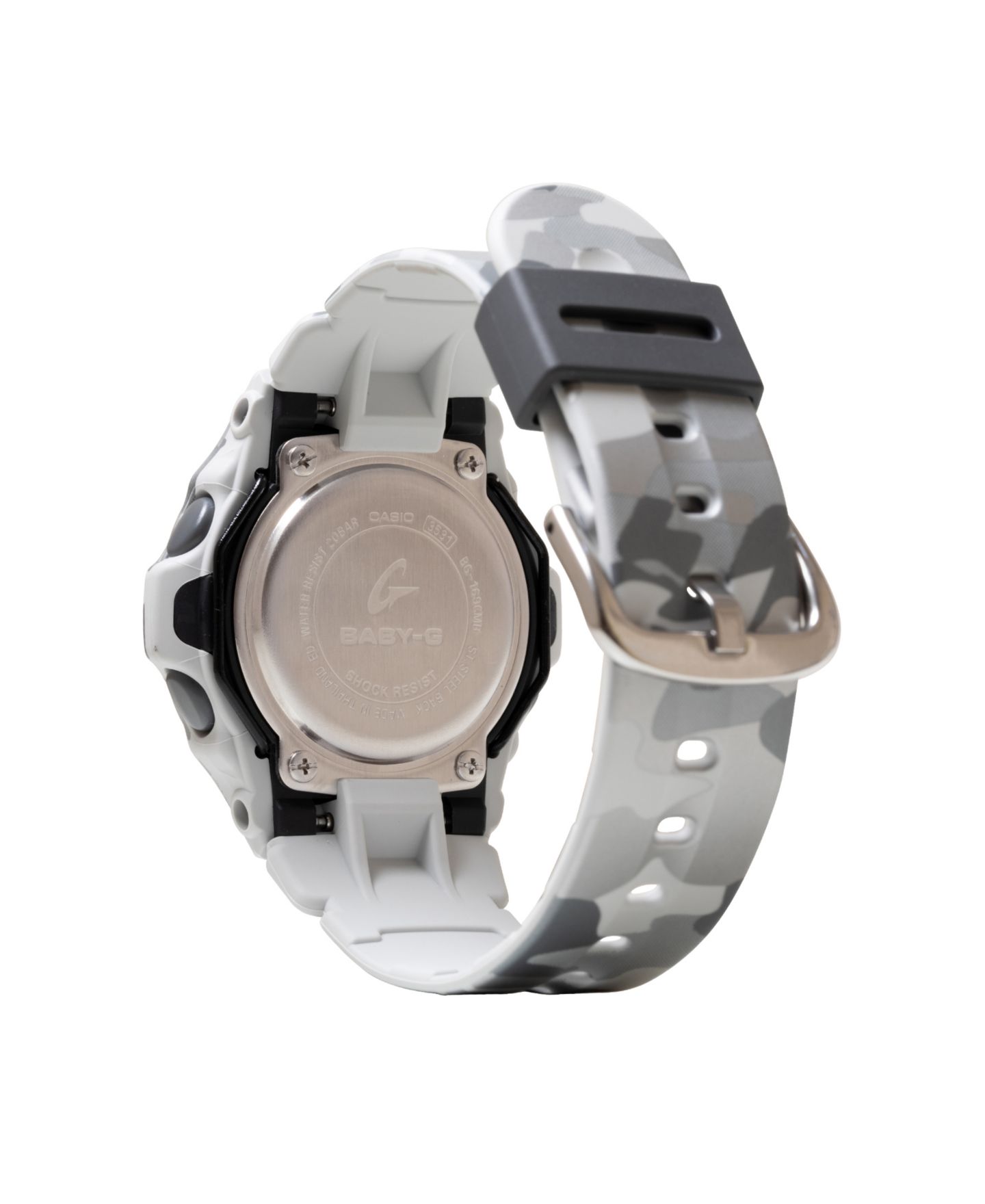 Женские часы G-Shock Baby-G Digital Gray Resin Digital Watch 42.6mm — фото 3
