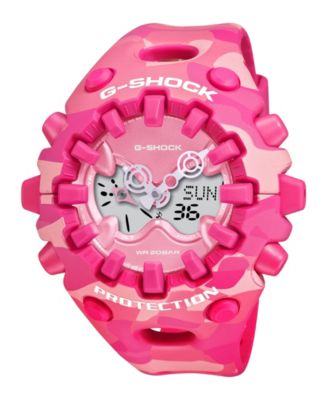 Men's Pink Resin Analog-Digital Watch 58.2mm