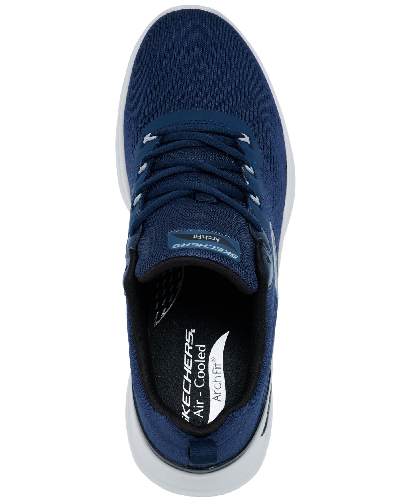 Мужские кроссовки Skechers Arch Fit Summits - Kravel Walking, цвет: Тёмно-синий — фото 5