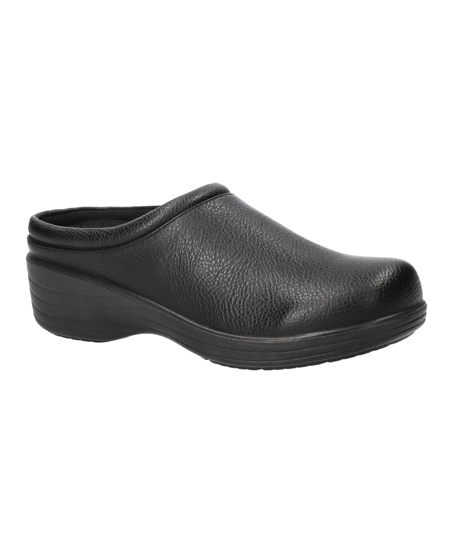Женские сабо Easy Street Beck Slip-Resistant Round Toe, цвет: Чёрный, вариант 1 — фото 1