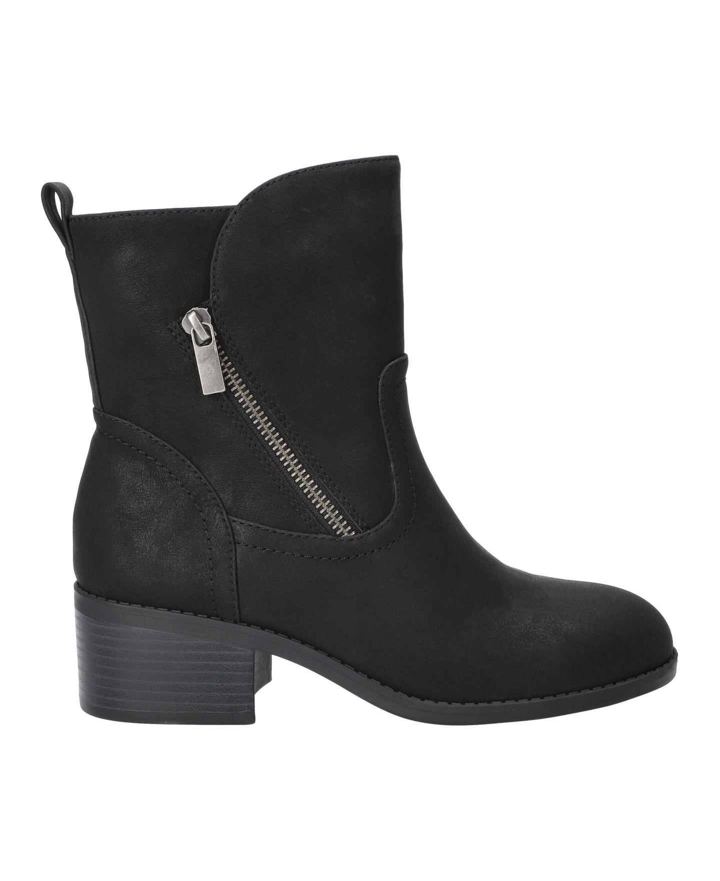 Женские ботинки Easy Street Rocky Casual Round Toe Booties, цвет: Чёрный матовый — фото 2