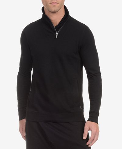 2(x)ist Men's Quarter-Zip Shawl-Collar Baselayer
