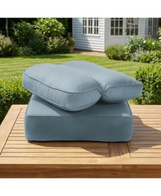 Outdoor Chair Cushions 22 x 24 x 6 Inch, Outdoor Back and Seat Patio Replacement Cushion Set