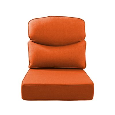 6 Inch Thick 24" x 24" Outdoor Deep Seating Cushion Set Indoor And Outdoor Seat / Back Cushion