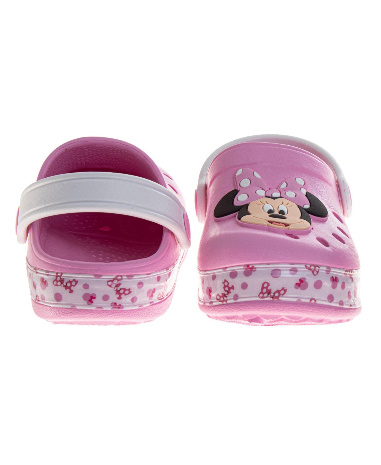 Сабо Disney Minnie Mouse EVA Water Clog Slip On Shoes для девочек, цвет: Розовый — фото 3