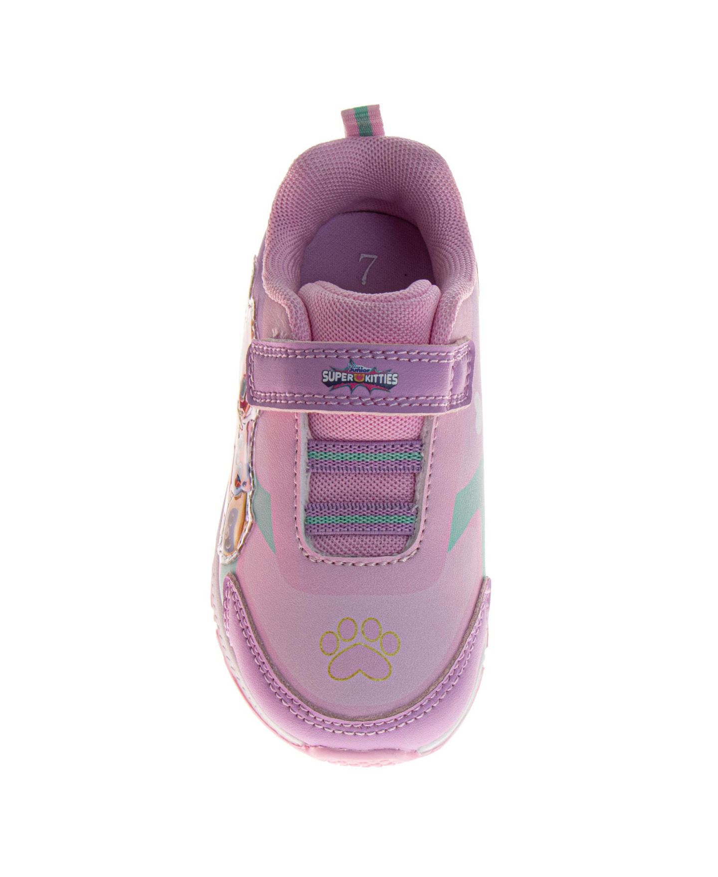 Кроссовки Disney SuperKitties Hook and Loop Sneakers для девочек, цвет: Фиолетовый — фото 4