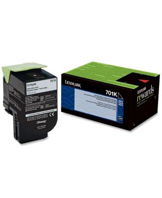 701K Return Program Toner Cartridge for CS310, CS410, CS510 Series Printers, 1000 Pages Yield
